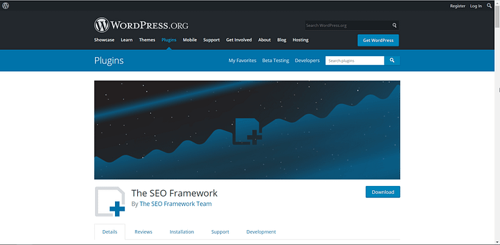 SEO Framework screenshot